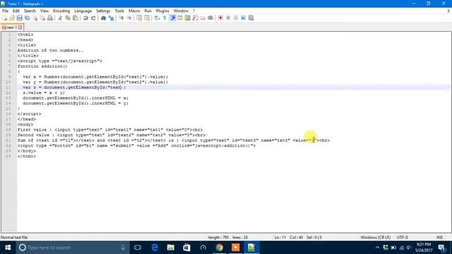 How To Write A Simple Javascript Code To Add Two Numbers смотреть онлайн