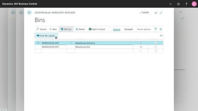Printing Warehouse Bin Labels in Dynamics 365 Business Central смотреть онлайн
