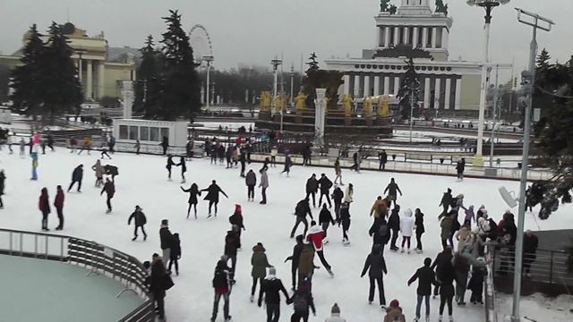 ВДНХ огромный каток смотреть онлайн