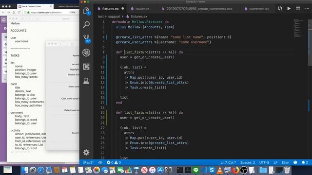 Phoenix Trello clone Part 2: Finishing a scaffold смотреть онлайн