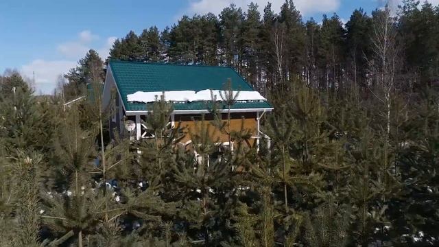 Коттеджный полёлок "Лесная Лагуна" Городецкий район, зимнее видео смотреть онлайн