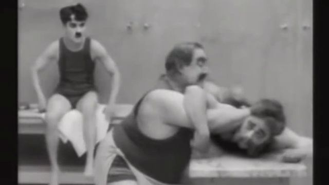 Maestro Charlie Chaplin And His Swimming Pool Scene (1917)