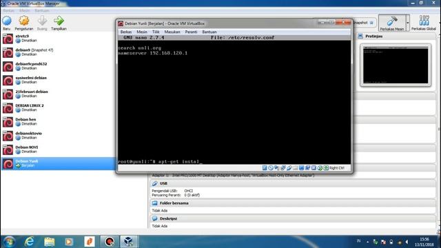 Tutorial Menginstal debian 9 , DNS dan Web Server смотреть онлайн