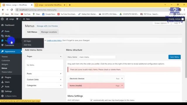 Learn Wordpress - How to make Websites by Wordpress Learning- leacture - 05 смотреть онлайн
