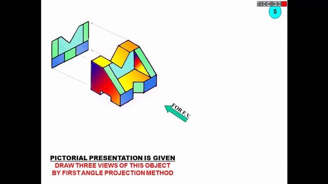 6 Engineering Graphics Tutorial Orthographic Projection,3D to 2D,Free Hand Sketching смотреть онлайн