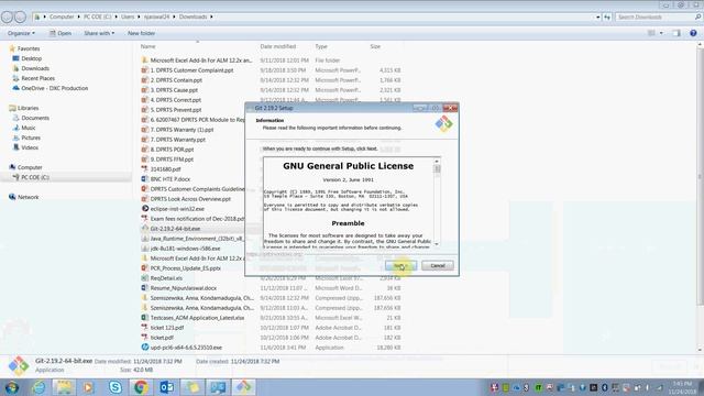 git installation and initial setup | git Part 1. смотреть онлайн