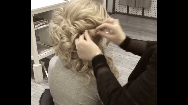 Выпуск#2 Как Собрать Готовые Локоны в Асимметричную Прическу. S/M/L смотреть онлайн