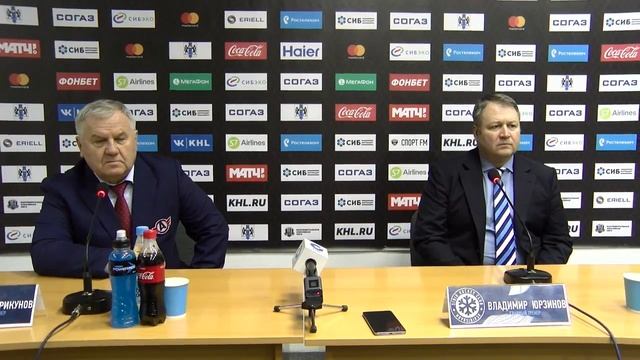 "Сибирь" - "Автомобилист". Пресс-конференция смотреть онлайн