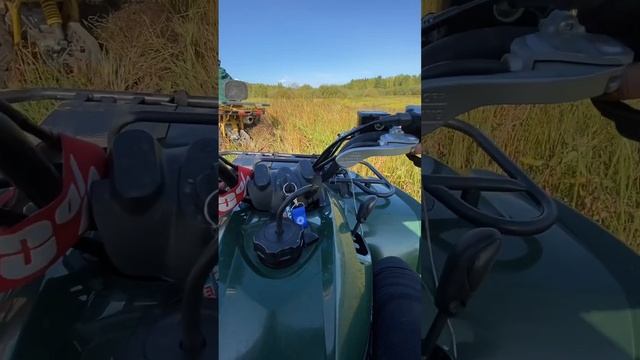 Застряли в глине? Покатушки на квадроциклах Yamaha grizzly 300;Kayo 125;Motolend wild 200 смотреть онлайн
