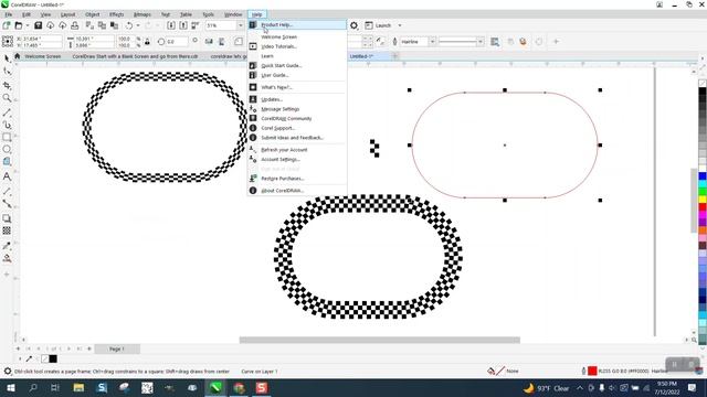 Corel Draw Tips & Tricks Object to Path around an Oval смотреть онлайн