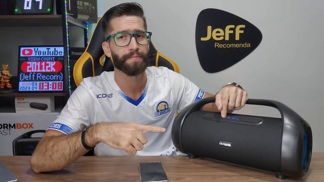 BOOMBOX AIWA AWS1000BT: Caixa de som com Bons GRAVES! (Unboxing/Análise Completa) смотреть онлайн
