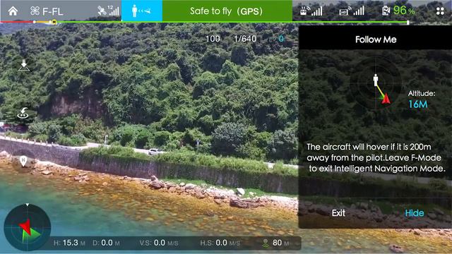 DJI GO – режим следуй за мной смотреть онлайн