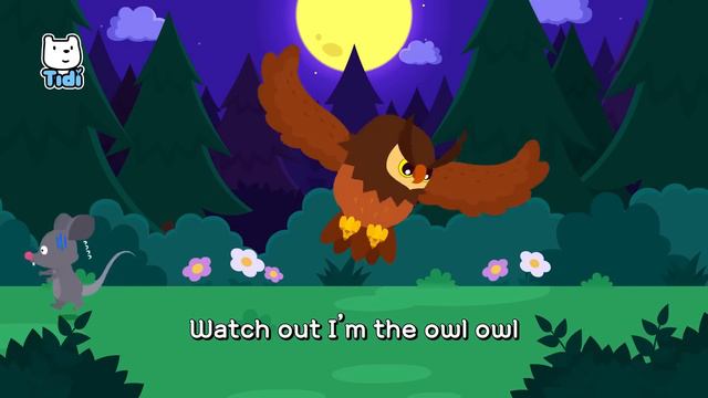 Hunters in the Night | “Ah-ooh~! It’s our world!” | Animal song | Song for kids ★ TidiKids смотреть онлайн