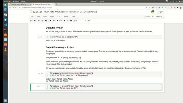 Output Formatting in Python - Tutorial#8 | Python Tutorial in Hindi/Urdu | The Coders Guide смотреть онлайн