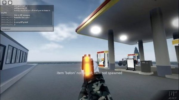 all mod weapon in town roblox