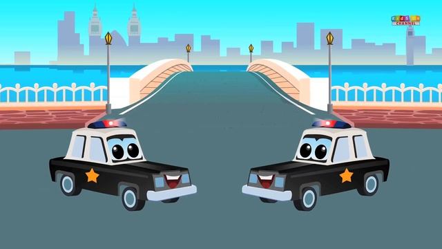 Cars Cartoons - Zeek And Friends | Police Car Song | vehicle songs смотреть онлайн