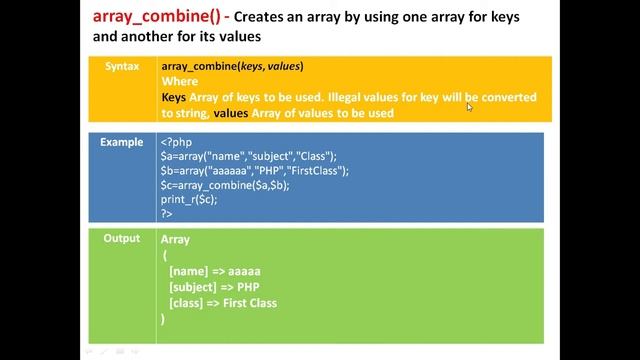 Array Function IN PHP Part-1 смотреть онлайн