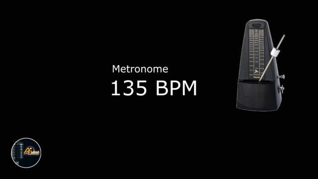 135 BPM (Beats Per Minute) Metronome Click 10 minute track смотреть онлайн