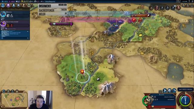 Civ 6 Game 43: Spain (6FFA) Part 1 смотреть онлайн