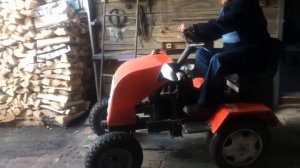 Самодельный минитрактор с двигателем ЗИД