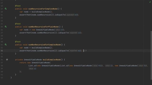 Неизменяемая нода и сумма ее вложенных элементов (3 способа) смотреть онлайн