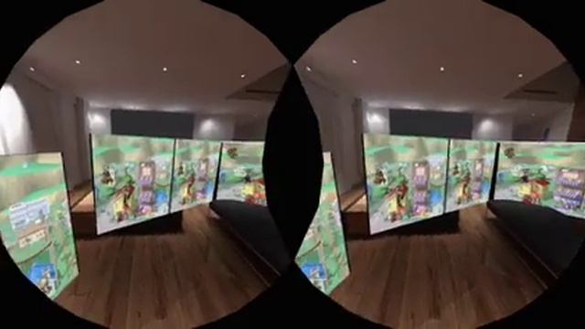 Bigscreen Beta - playing online game with friends - HTC VIVE смотреть онлайн