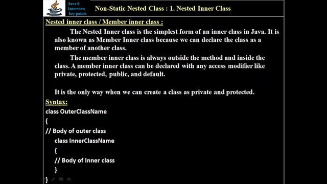 149. Non-Static Nested Class - 1. Nested Inner Class смотреть онлайн