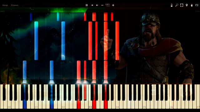 Civilization 6 Norway Theme - Synthesia Piano Cover смотреть онлайн