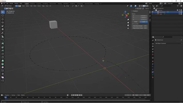 Blender Connect/Join two Curves/Paths together into a single one (troubleshooting) смотреть онлайн