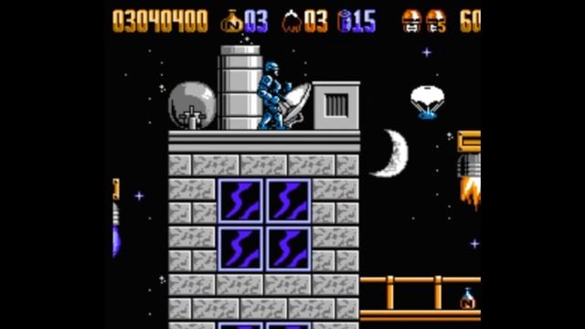 Dendy (Famicom,Nintendo,Nes) 8-bit Robocop 2 part stage 15