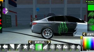 Винил monster energy на бмв м5 ф90 в кар паркинг