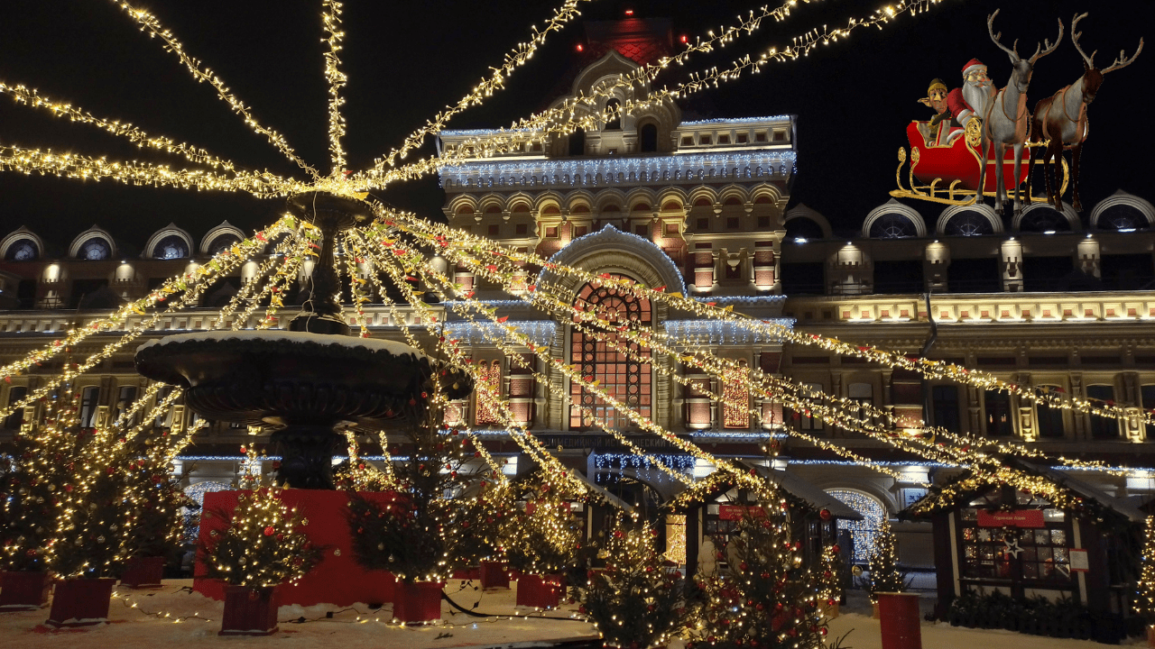 Новый 2022 год в Нижнем Новгороде /праздничное убранство/Нижегородский район/парк Швейцария/Ярмарка смотреть онлайн
