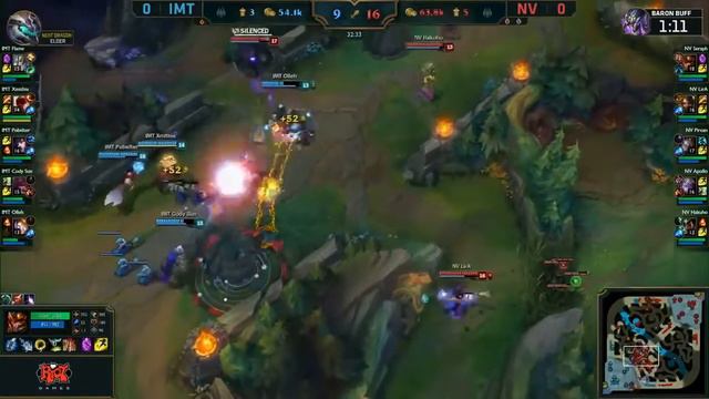 IMT (Xmithie Lee Sin) VS NV (Lira Nidalee) Game 1 Highlights - 2017 NA LCS Summer W2D1 смотреть онлайн
