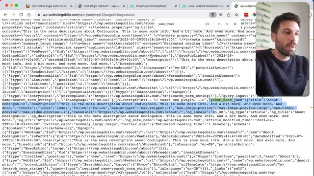 Nuxt 3 SEO meta tags with WordPress API смотреть онлайн