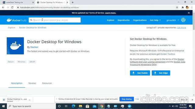Docker Beginner Tutorial 2- Install Docker on Windows 10 (2020 update) | Step by Step смотреть онлайн