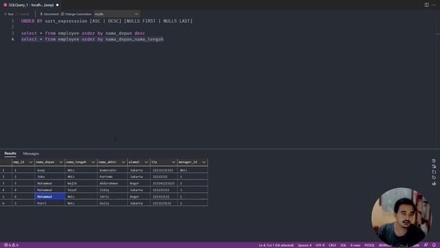 POSTGRESQL TUTORIAL #26 ORDER BY STATEMENT смотреть онлайн