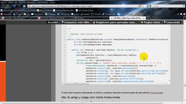 Aplicacion Web Java MVC - Construccion de Modelo Parte V смотреть онлайн