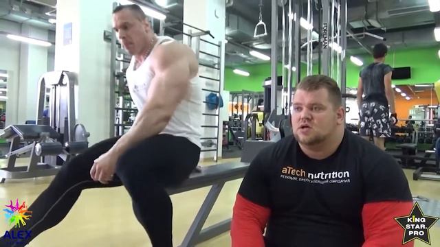 Андрей Коновалов vs Андрей Шокин тренировка ног 2016. смотреть онлайн