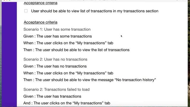 Capturing scenarios in user stories | Given When Then смотреть онлайн