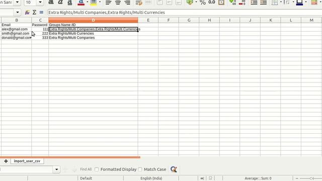 Import Users from CSV/Excel file Odoo смотреть онлайн