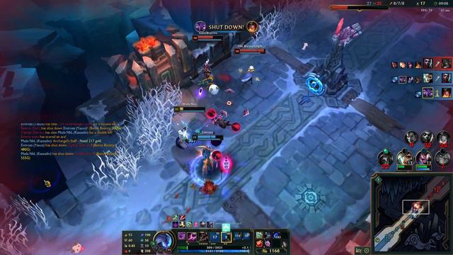 KASSADIN Insane Aram GAMEPLAY *17/12/18* | League of Legends смотреть онлайн