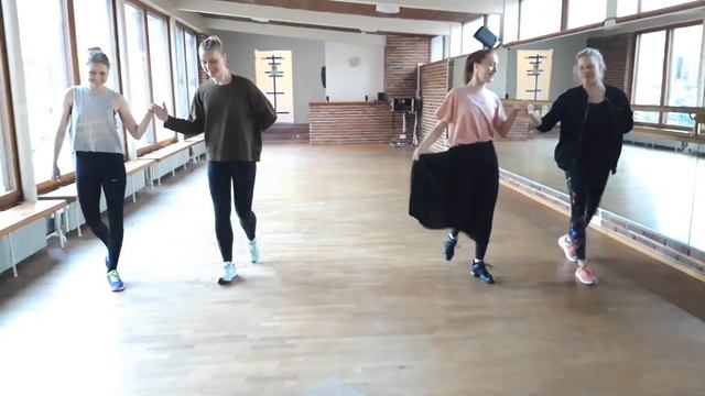 Polonaise dance tutorial - KYppendales смотреть онлайн