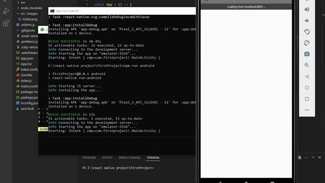 Unable to load metro server | React Native Cli Error смотреть онлайн
