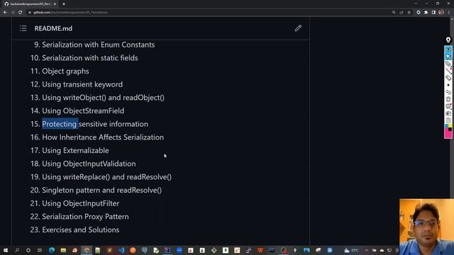 02 - Java Serialization - Table Of Contents смотреть онлайн