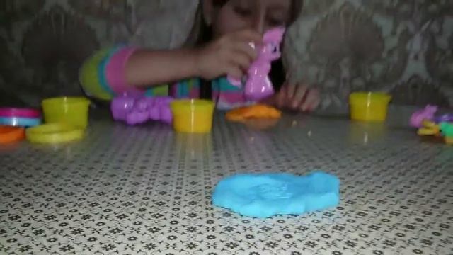 Май литл Пони МЛП набор пластилина Плейдо распаковка MLP My Little Pony unboxing Play-Doh set смотреть онлайн