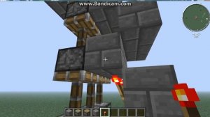 Майнкрафт механизмы #3 (Дверь поршневая 3х3 из песка или гравия)