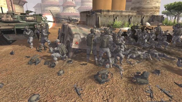 US Rangers and Ghost Attack Russian Village?! MW2 Mod Battle Simulator смотреть онлайн