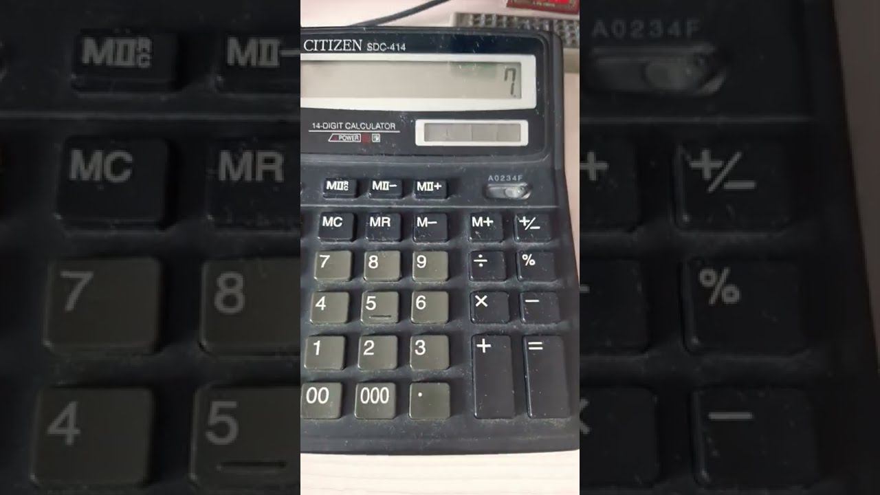 Калькулятор citizen sdc-414 смотреть онлайн
