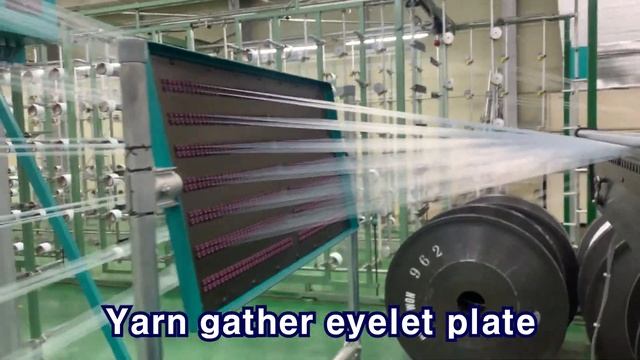 WARP PREPARATION. Beaming Machine For Filament Yarn. Warp Knitting Tricot Karl Mayer 트리코트 경편 정경기 니트