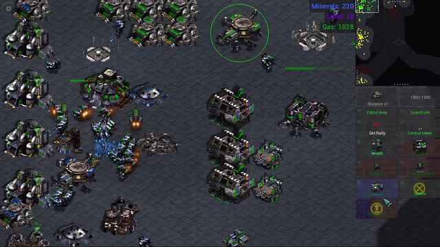 Rusted Warfare RTS StarCraft Mod Singleplayer 4v4 #1